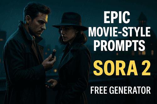 Epic Sora 2 Movie-Style Prompts: Free Generator for Cinematic Mastery